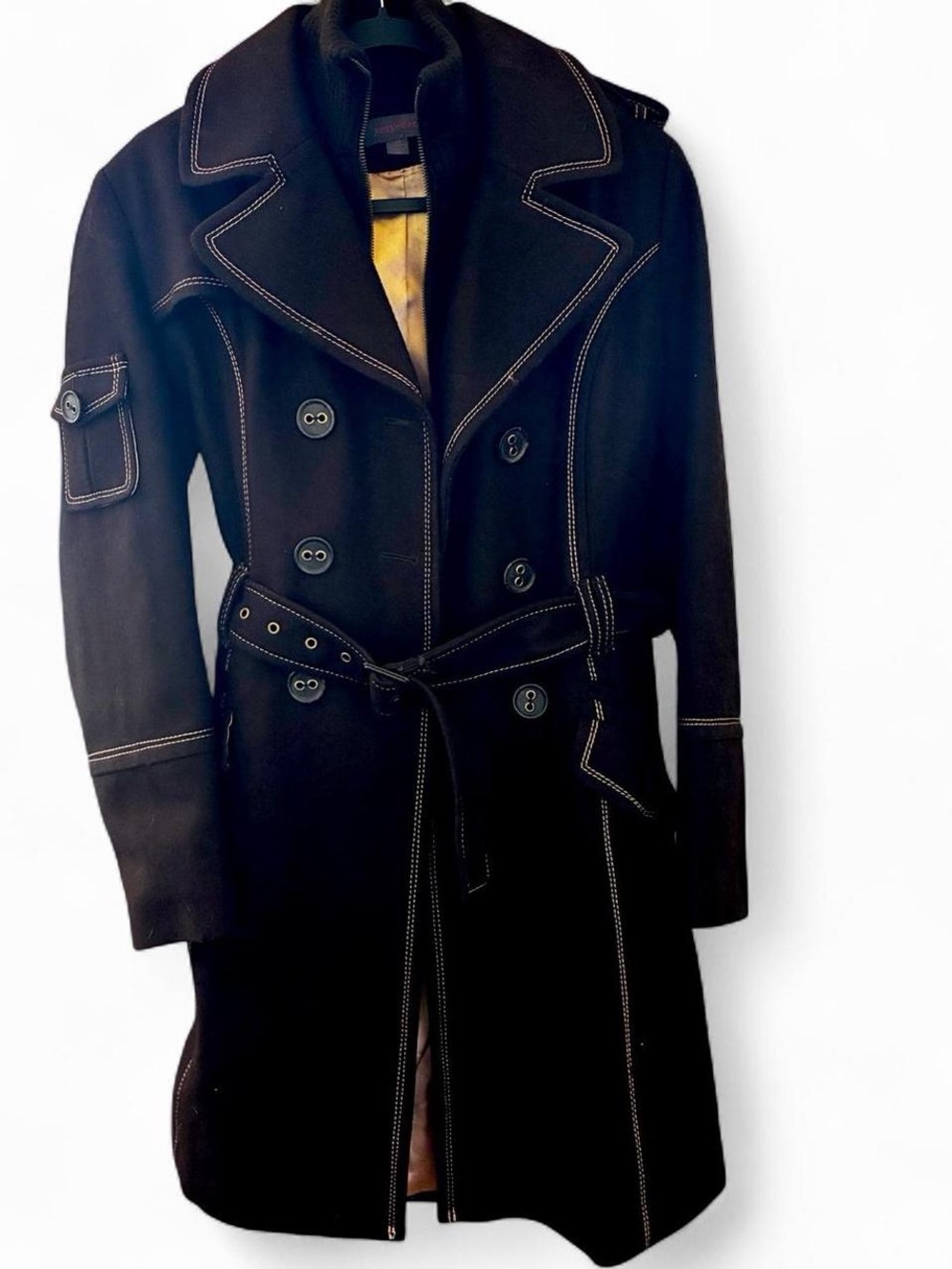 Women’s wool trench coat